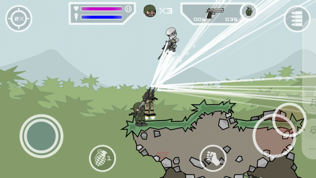 Mini Militia Mod APK v5.0.6 Doodle Army 2 [Pro Pack]
