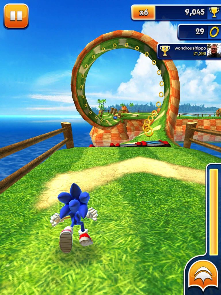 Sonic Dash Gameplay