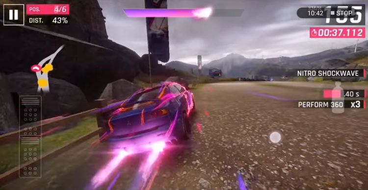 Player's car in Asphalt 9 mod apk