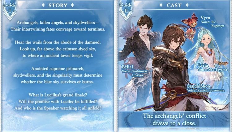 The final chapter of Granblue Fantasy